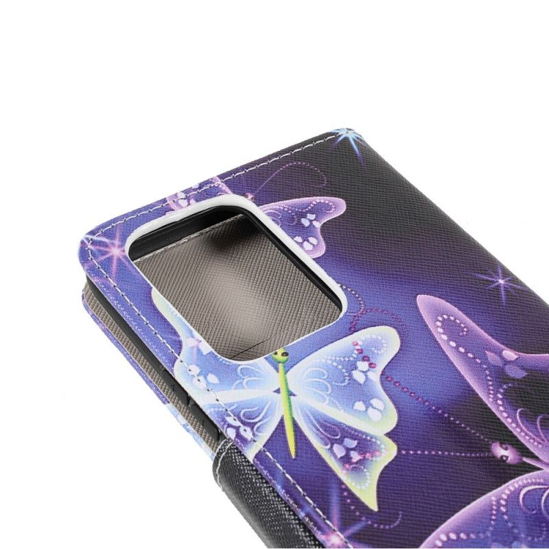Etui Folio Xiaomi Mi 11t / 11t Pro Nowoczesne Motyle Etui Ochronne