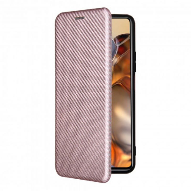 Flip Kotelot Xiaomi Mi 11t / 11t Pro Etui Na Telefon Kolorowe Włókno Węglowe