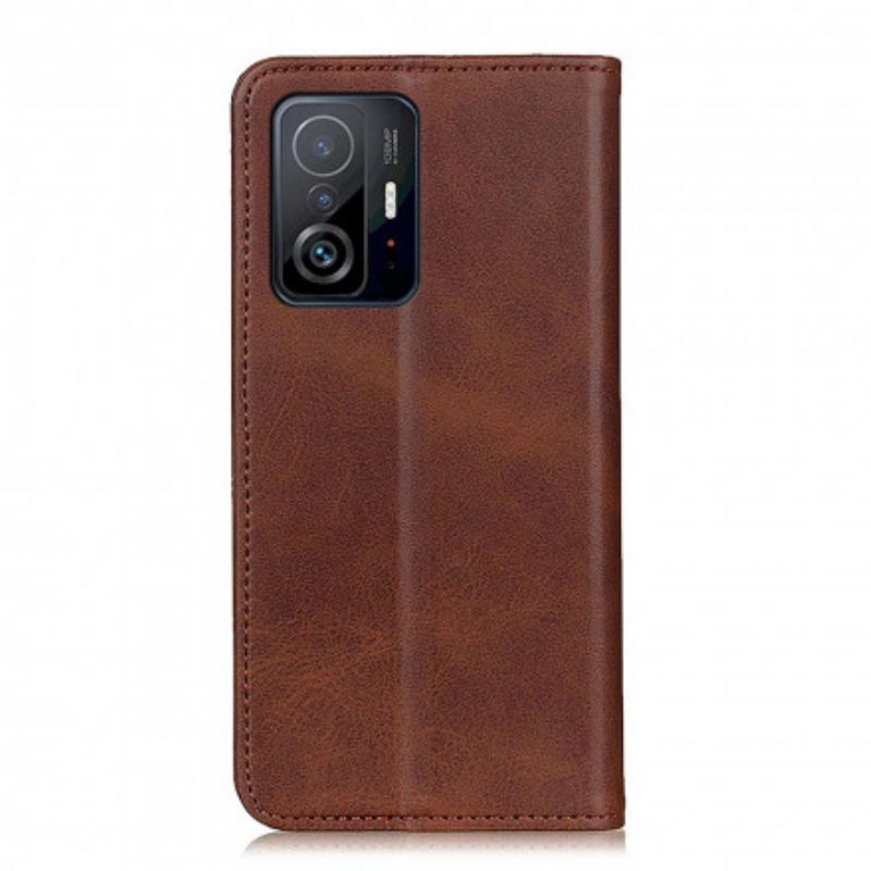 Flip Kotelot Xiaomi Mi 11t / 11t Pro Matowa Skóra Dwoina Etui Ochronne