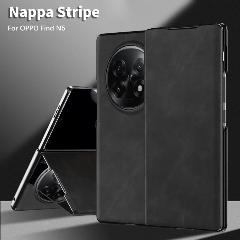 Case Oppo Find N5 Etui Na Telefon Efekt Skóry