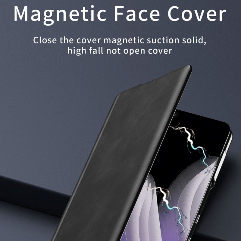Case Oppo Find N5 Etui Na Telefon Efekt Skóry