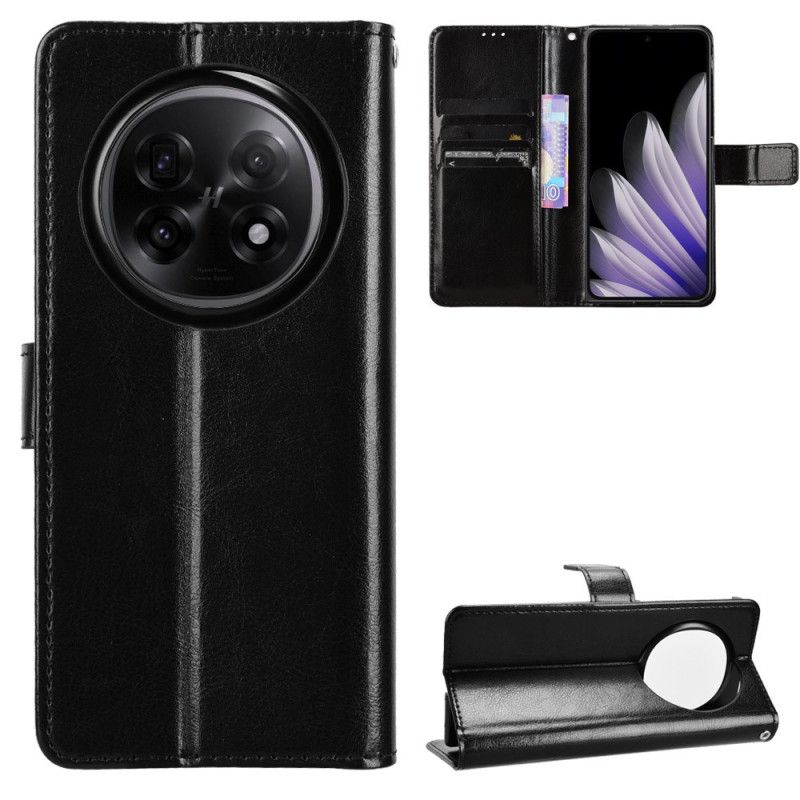 Etui Folio Oppo Find N5 Błyszcząca Sztuczna Skóra