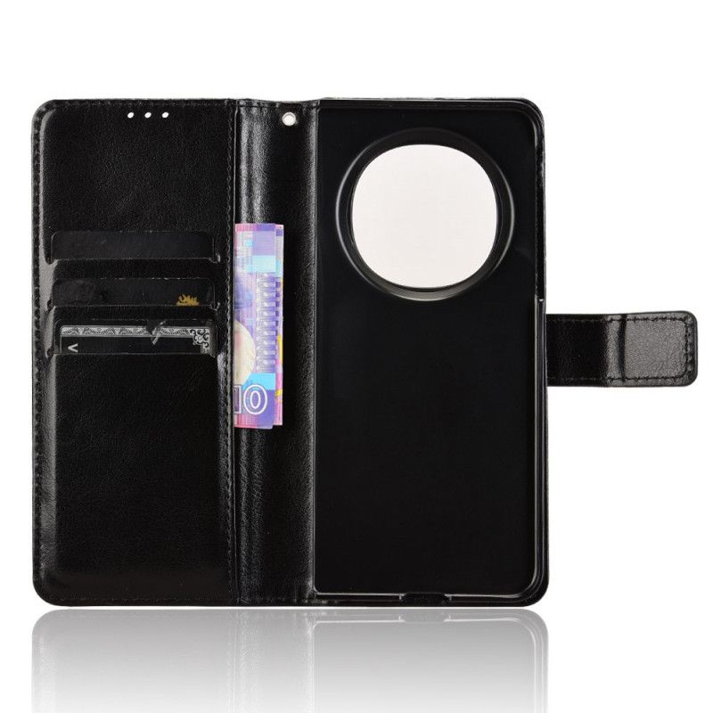 Etui Folio Oppo Find N5 Błyszcząca Sztuczna Skóra