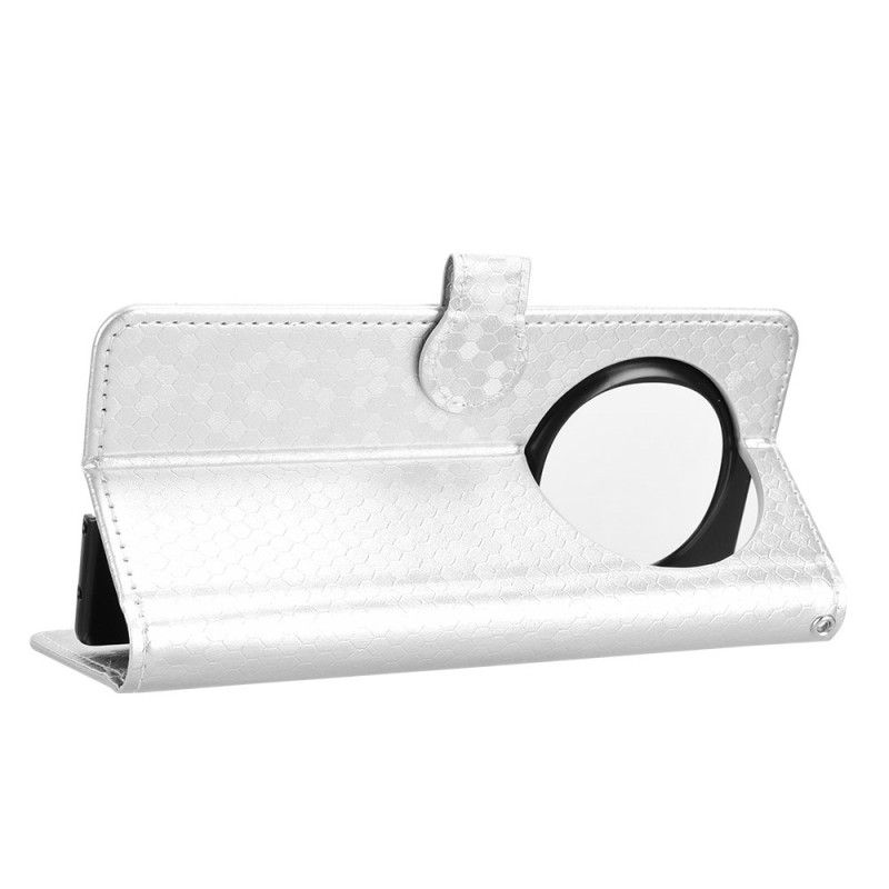Etui Folio Oppo Find N5 Brokatowe Kropki