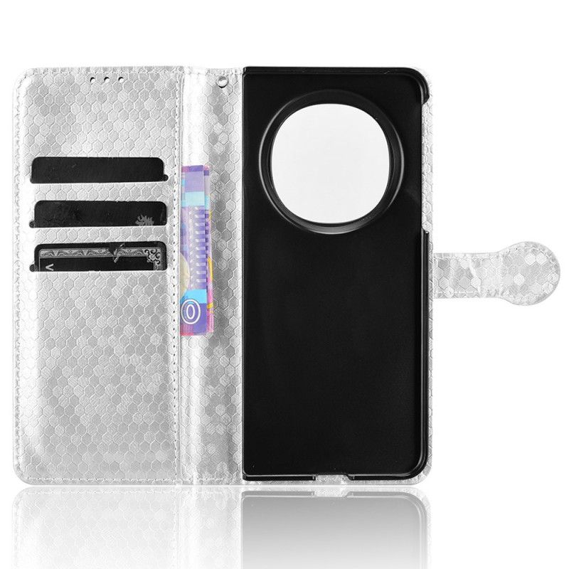 Etui Folio Oppo Find N5 Brokatowe Kropki