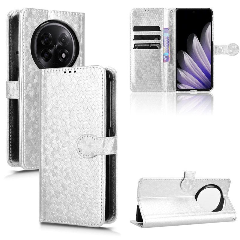 Etui Folio Oppo Find N5 Brokatowe Kropki