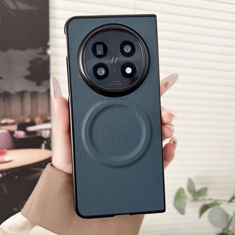 Etui Oppo Find N5 Kompatybilny Z Magsafe Efekt Skóry Etui Ochronne