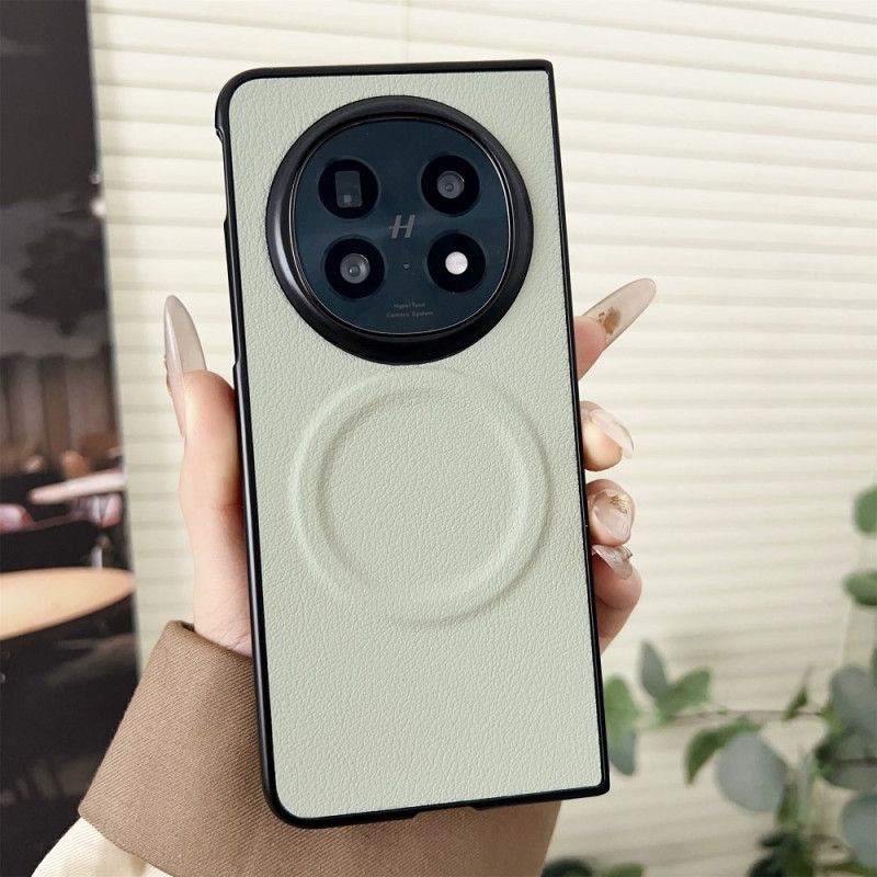 Etui Oppo Find N5 Kompatybilny Z Magsafe Efekt Skóry Etui Ochronne