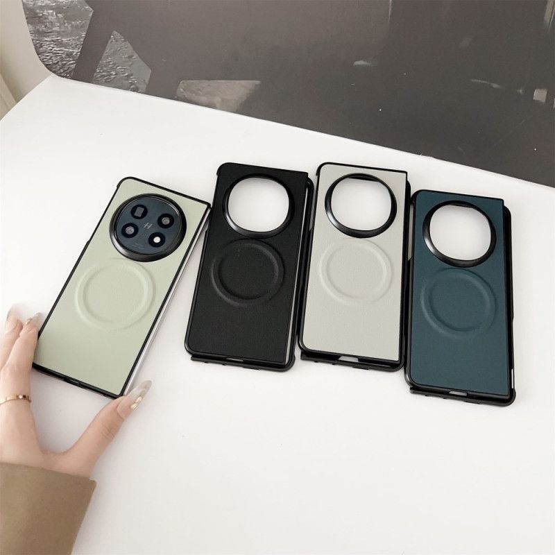 Etui Oppo Find N5 Kompatybilny Z Magsafe Efekt Skóry Etui Ochronne