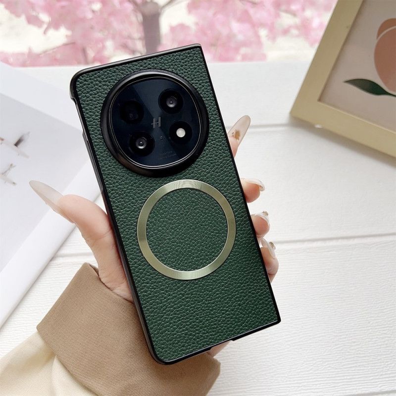 Etui Oppo Find N5 Kompatybilny Z Magsafe Sztuczna Skóra Etui Ochronne