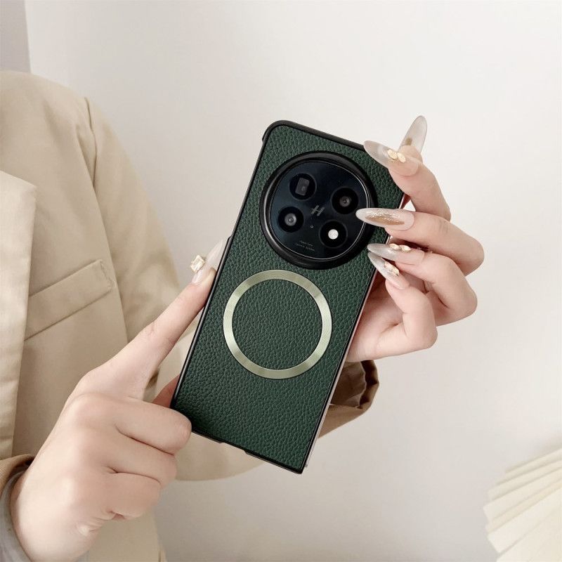 Etui Oppo Find N5 Kompatybilny Z Magsafe Sztuczna Skóra Etui Ochronne