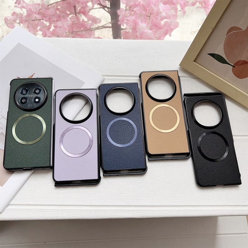 Etui Oppo Find N5 Kompatybilny Z Magsafe Sztuczna Skóra Etui Ochronne