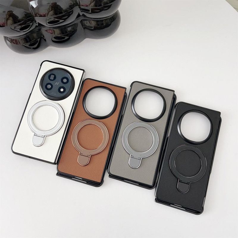 Etui Oppo Find N5 Pierścień Ze Sztucznej Skóry Uchwyt
