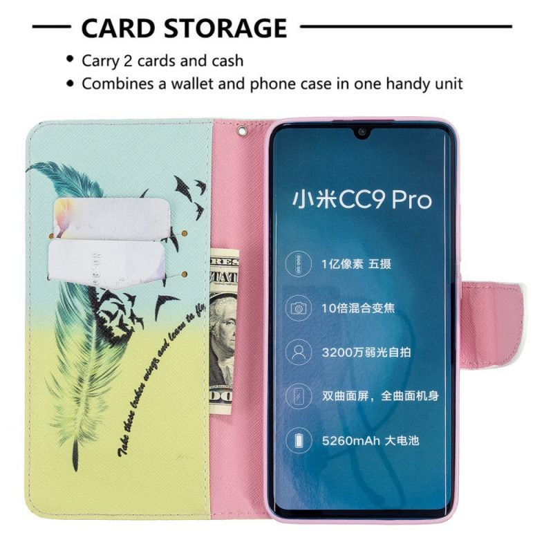 Etui Folio Xiaomi Mi Note 10 / 10 Pro Naucz Się Latać