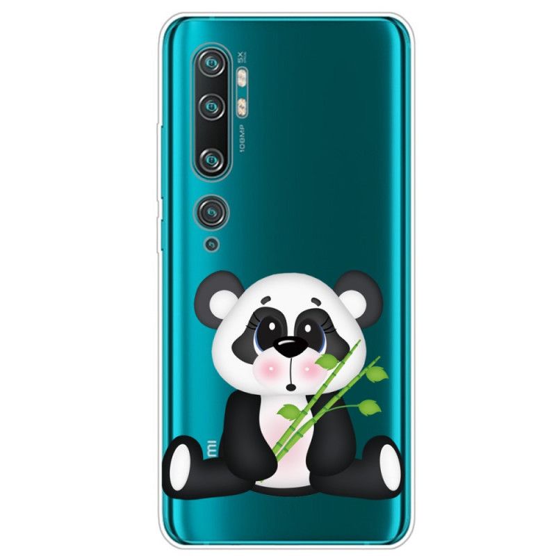 Etui Xiaomi Mi Note 10 / 10 Pro Przezroczysta Smutna Panda Etui Ochronne