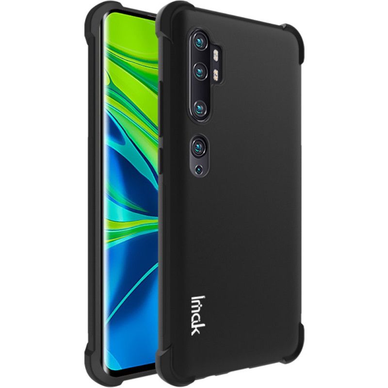 Etui Xiaomi Mi Note 10 / 10 Pro Szary Czarny Imak Jedwabisty