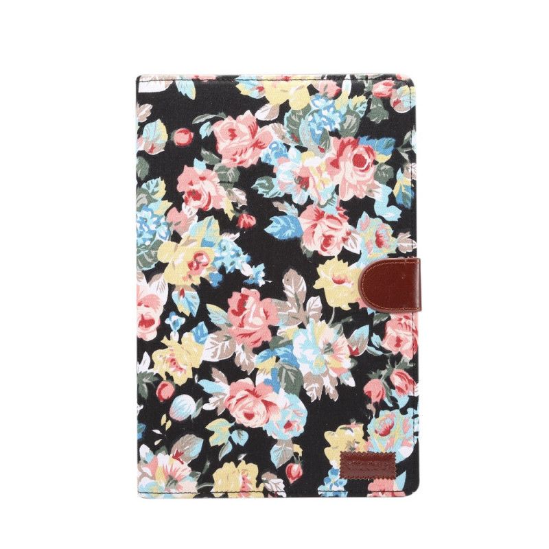 Etui Folio Huawei MediaPad M6 10.8'' Biały Czarny Kwiaty Wolności
