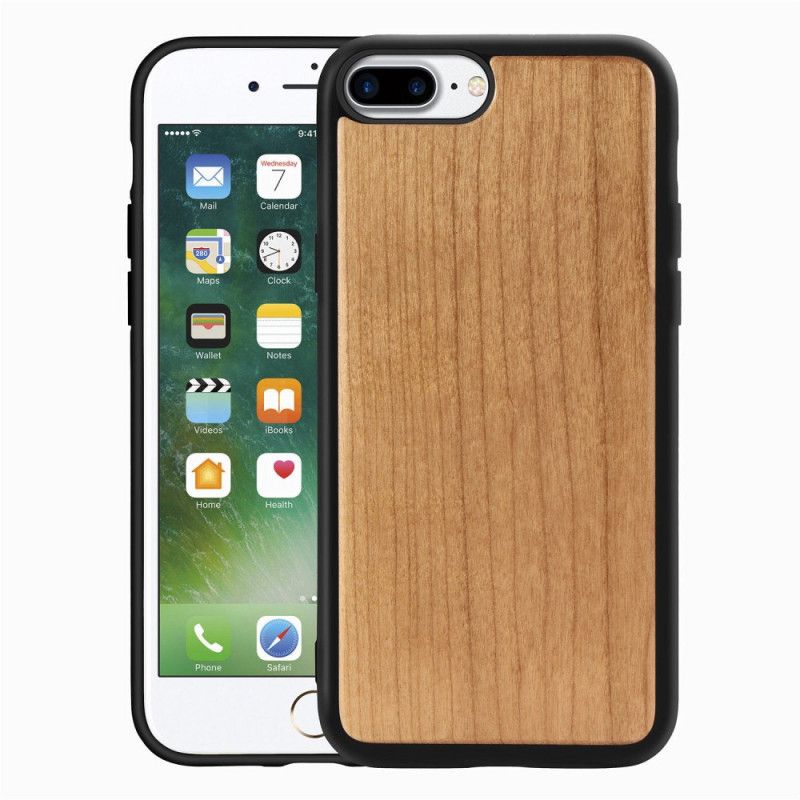 Etui iPhone 6 / 6S Plus Beżowy Naturalne Drewno Etui Ochronne