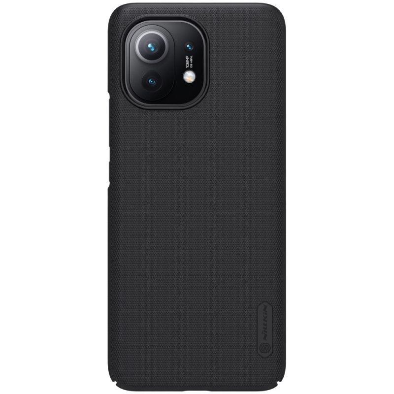 Futerały Xiaomi Mi 11 Biały Czarny Etui na Telefon Sztywny Matowy Nillkin