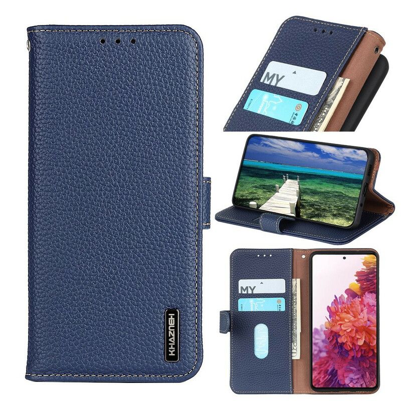 Etui Folio Google Pixel 6 Khazneh Lychee Leather Etui Ochronne