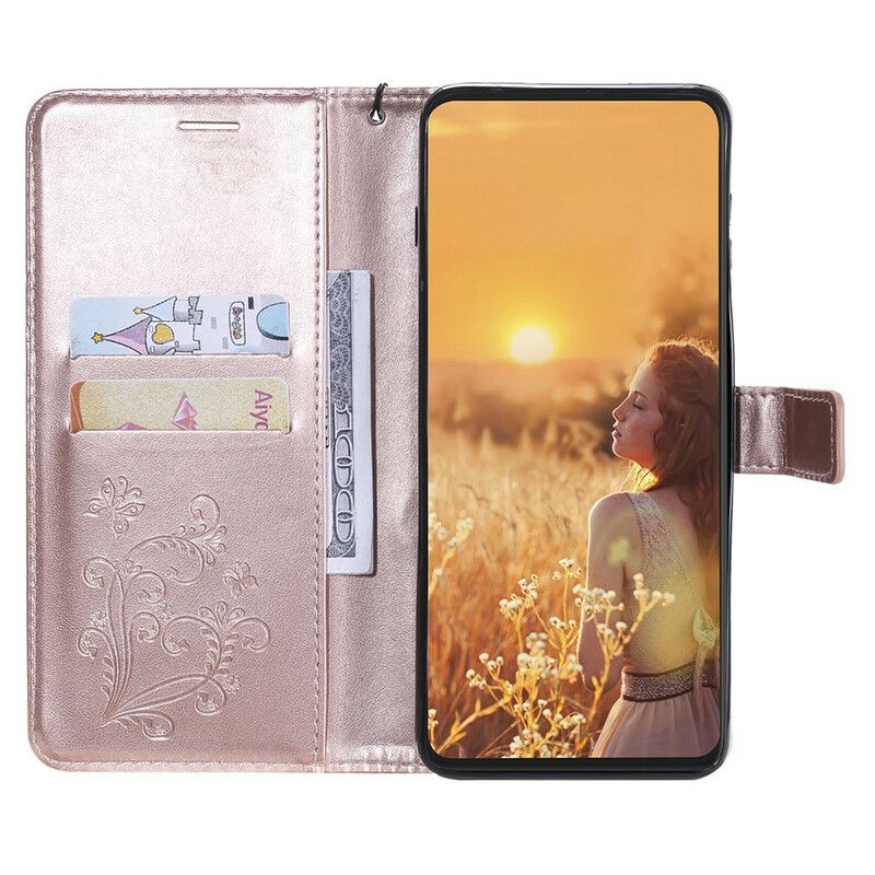 Etui Folio Google Pixel 6 Olbrzymie Stringi Motyle