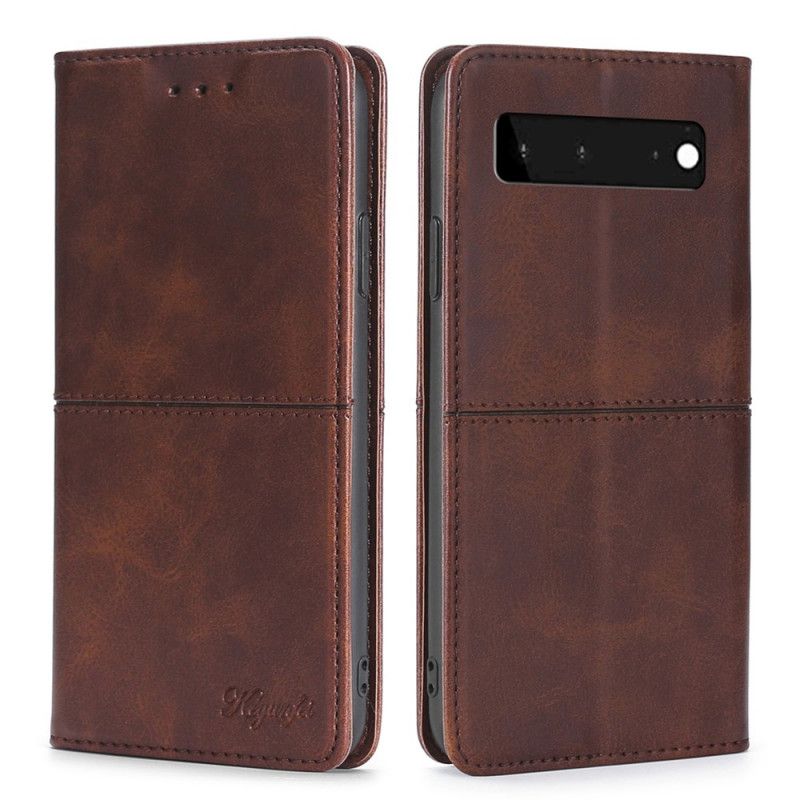 Flip Kotelot Google Pixel 6 Etui Na Telefon Styl Skórzany Couture