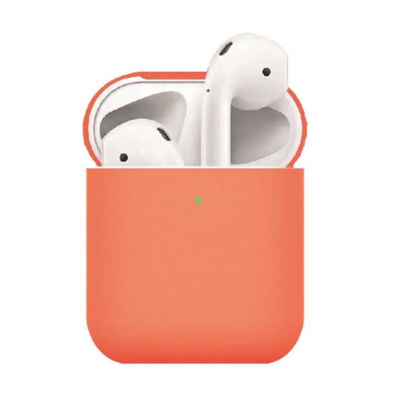 Etui AirPods Biały Czarny Silikon Matowy Etui Ochronne