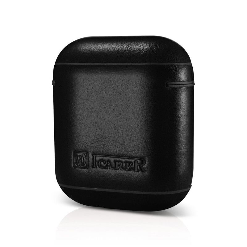 Futerały AirPods Brązowy Czarny Prawdziwa Skóra Licowa