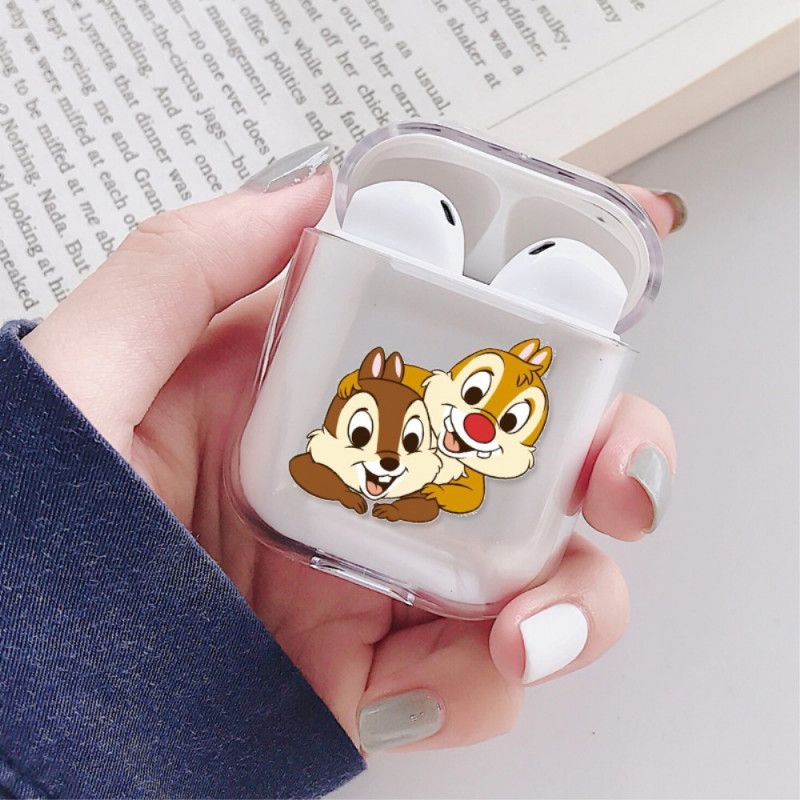 Futerały AirPods Jasnoniebieski Zielony Śmieszne Zwierzęta