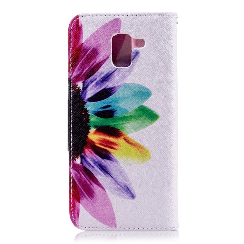 Obudowa Samsung Galaxy J6 Etui na Telefon Kwiat Akwareli