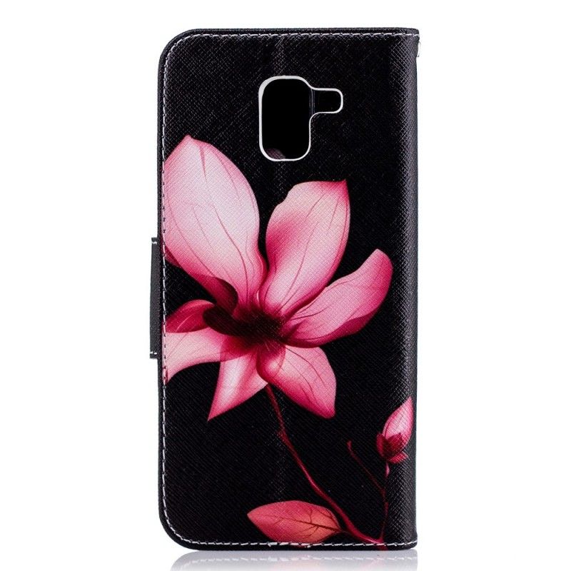 Pokrowce Samsung Galaxy J6 Różowy Kwiat