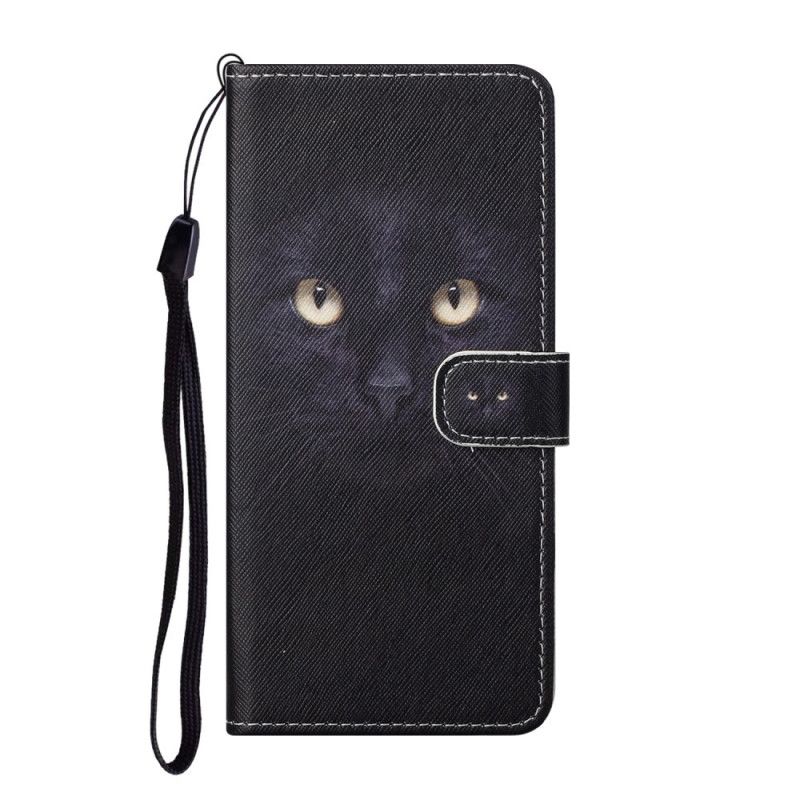 Etui Folio Xiaomi Mi 10T Lite 5G / Redmi Note 9 Pro 5G Czarne Oczy Kota Etui Ochronne