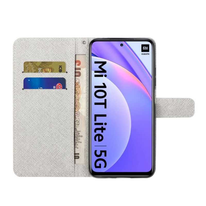 Etui Folio Xiaomi Mi 10T Lite 5G / Redmi Note 9 Pro 5G Funky Stringi Kotki