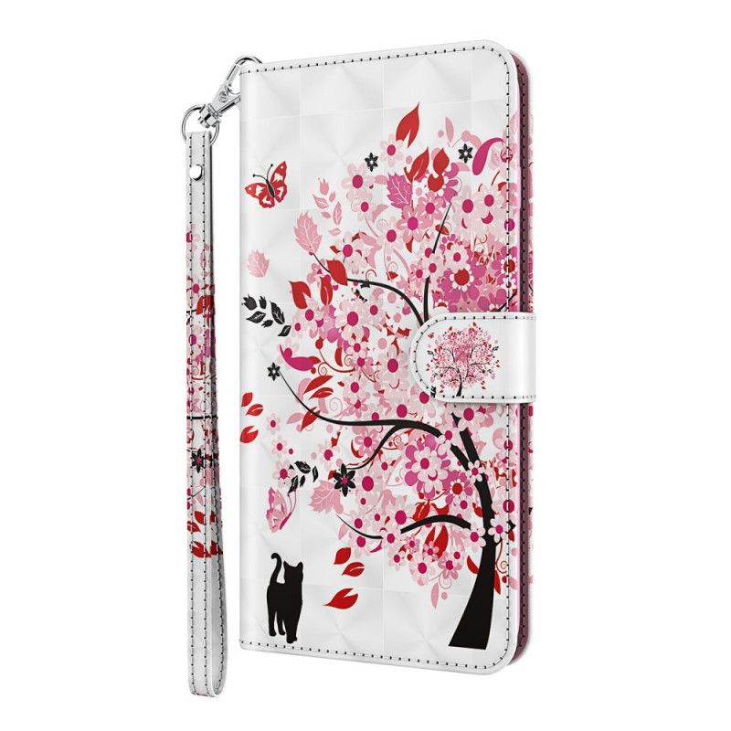 Etui Folio Xiaomi Mi 10T Lite 5G / Redmi Note 9 Pro 5G Różowe Drzewo