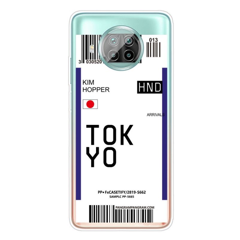 Etui Xiaomi Mi 10T Lite 5G / Redmi Note 9 Pro 5G Granatowy Czarny Karta Pokładowa Tokyo Etui Ochronne