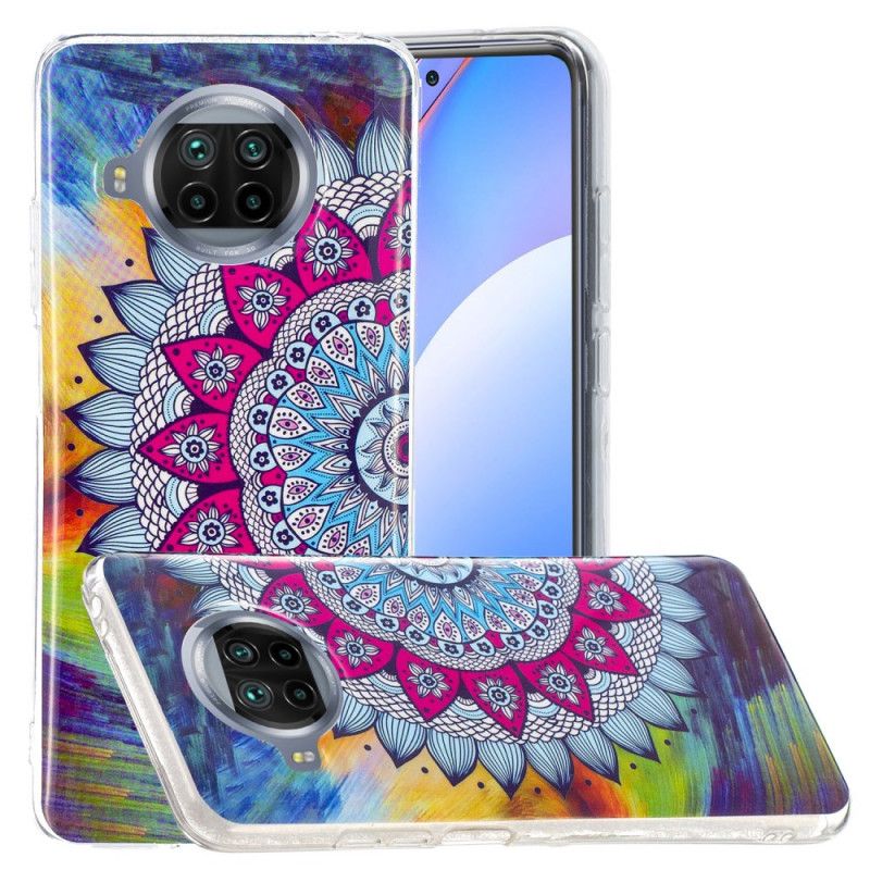 Etui Xiaomi Mi 10T Lite 5G / Redmi Note 9 Pro 5G Mandala W Kolorze Fluorescencyjnym Etui Ochronne