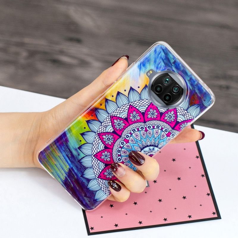 Etui Xiaomi Mi 10T Lite 5G / Redmi Note 9 Pro 5G Mandala W Kolorze Fluorescencyjnym Etui Ochronne