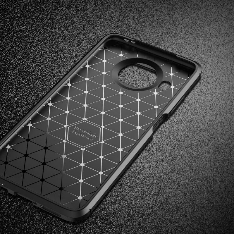 Futerały Xiaomi Mi 10T Lite 5G / Redmi Note 9 Pro 5G Granatowy Czarny Etui na Telefon Włókno Węglowe
