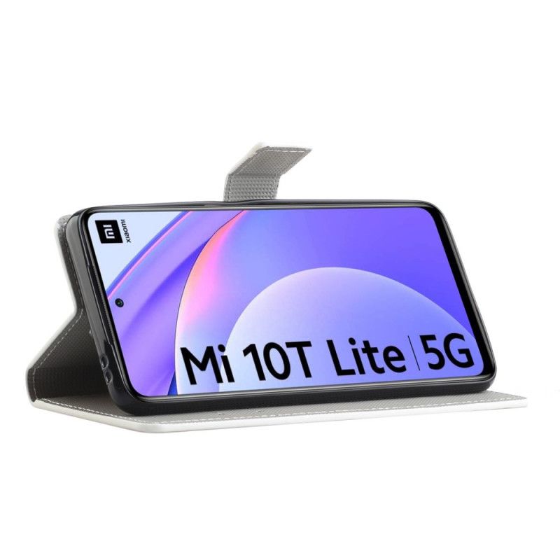 Skórzany Futerał Xiaomi Mi 10T Lite 5G / Redmi Note 9 Pro 5G Etui na Telefon Kocham Paryż