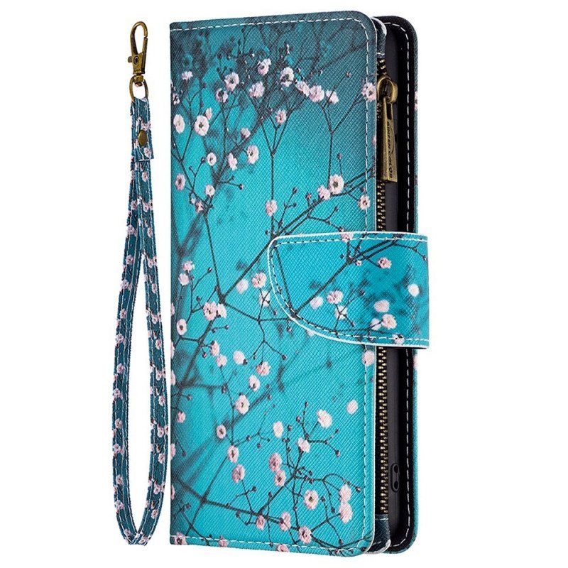 Etui Folio do Samsung Galaxy M23 5G Drzewna Torebka I Smycz