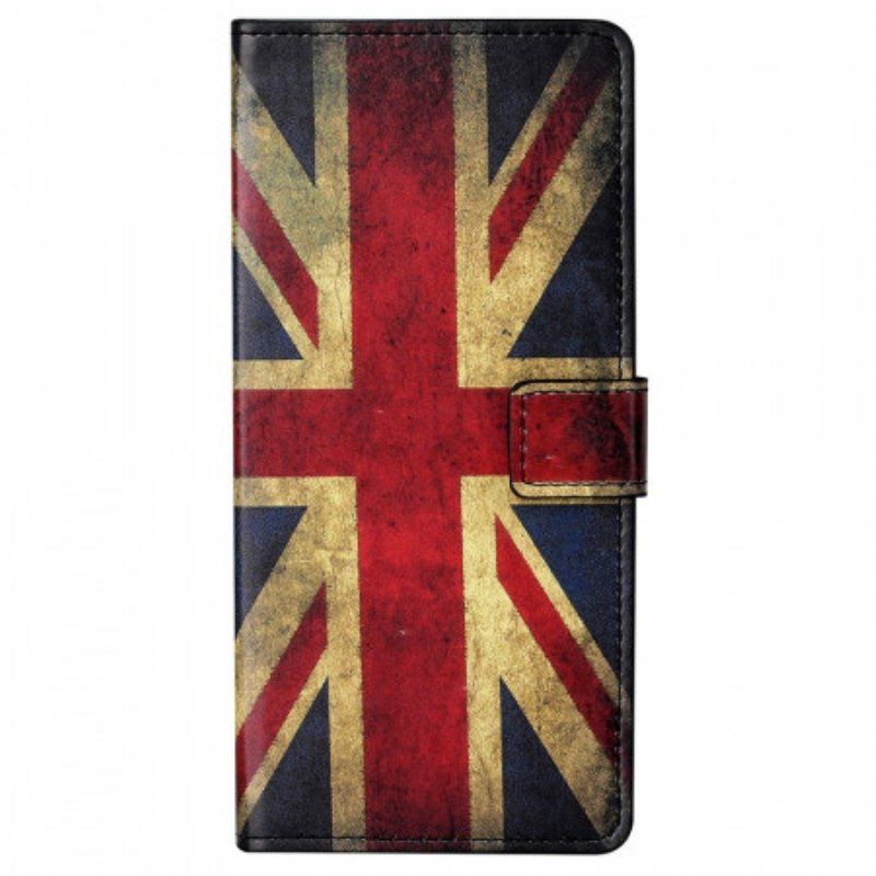 Etui Folio do Samsung Galaxy M23 5G Flaga Angielska