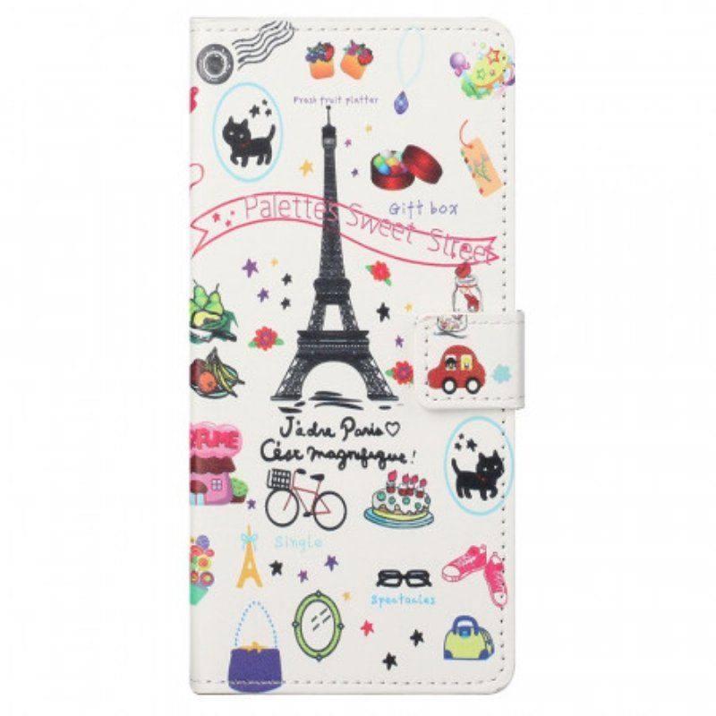 Etui Na Telefon Pokrowce do Samsung Galaxy M23 5G Kocham Paryż