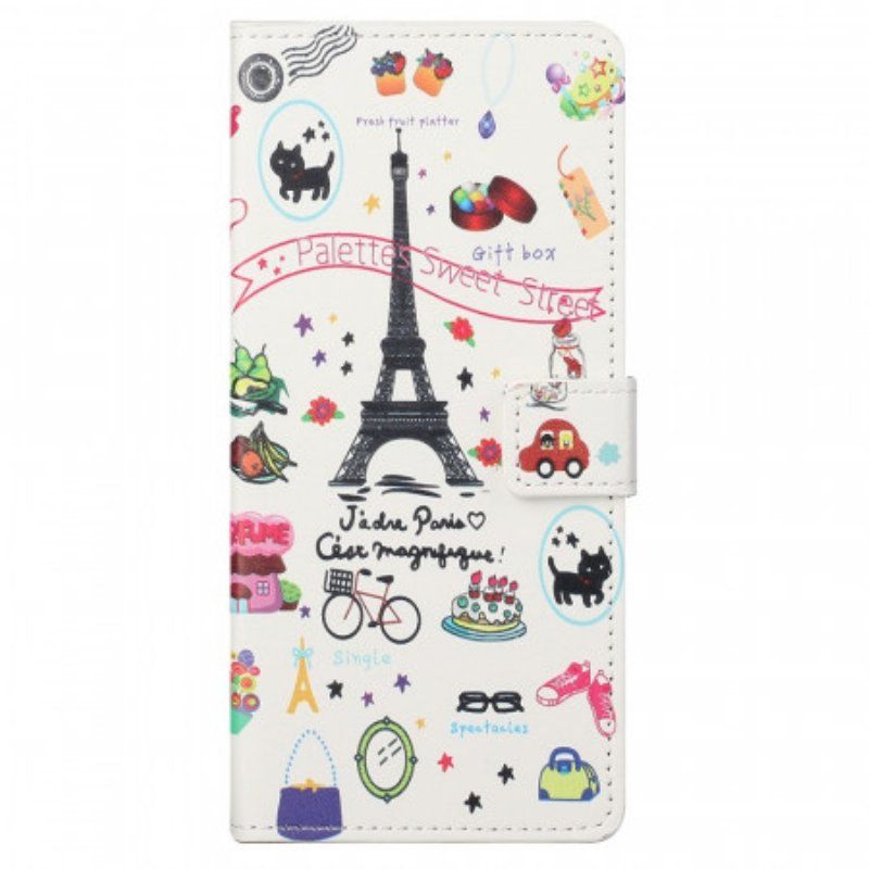 Etui Na Telefon Pokrowce do Samsung Galaxy M23 5G Kocham Paryż
