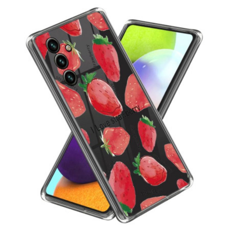 Etui Samsung Galaxy A15 Truskawki