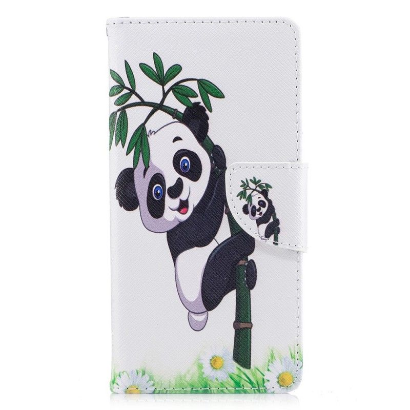 Etui Folio Sony Xperia XA1 Panda Na Bambusie