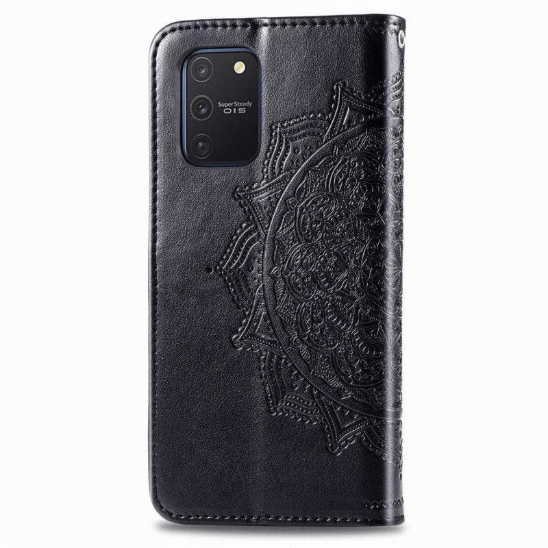 Etui Folio Samsung Galaxy S10 Lite Jasnoniebieski Szary Mandala W Średnim Wieku