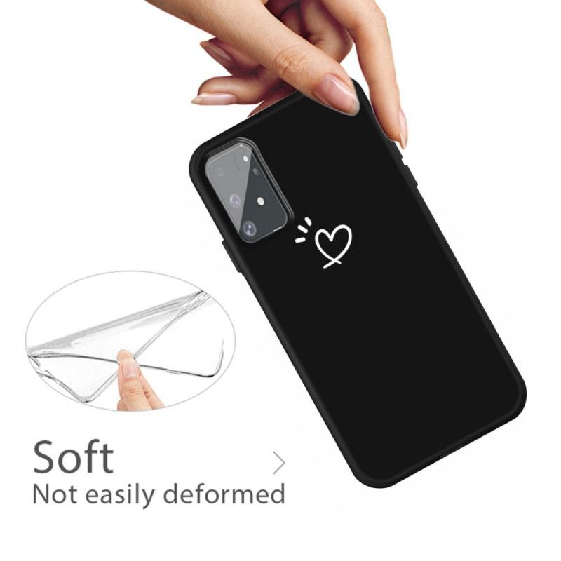 Etui Samsung Galaxy S10 Lite Czerwony Czarny Bijące Serce Silikonowe Etui Ochronne