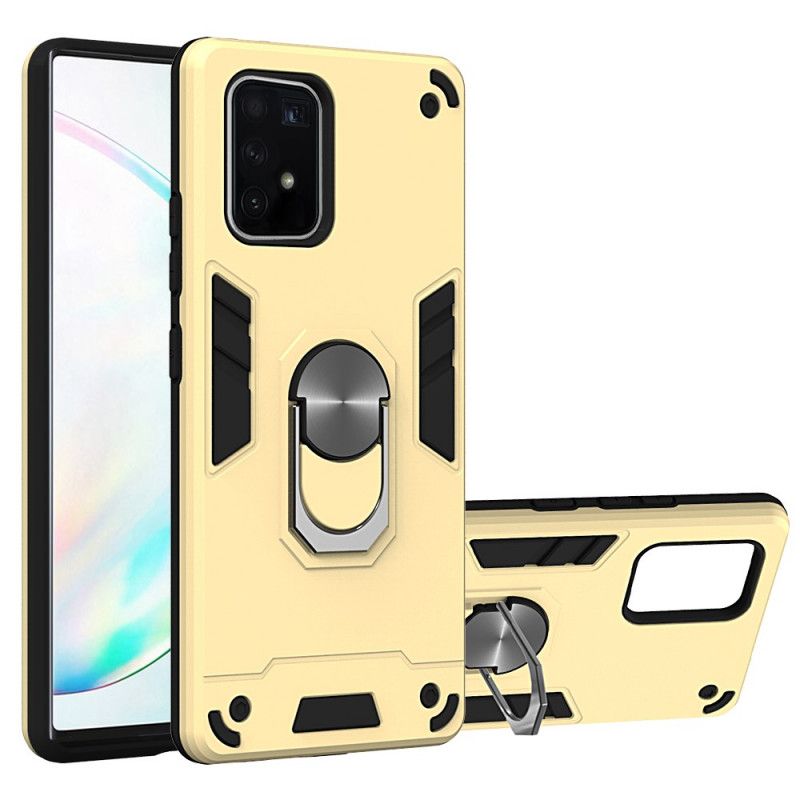 Etui Samsung Galaxy S10 Lite Zielony Zdejmowany Metalowy Wspornik Pierścieniowy