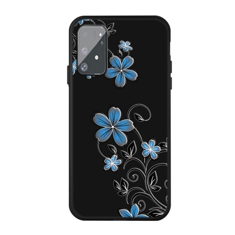 Futerały Samsung Galaxy S10 Lite Etui na Telefon Niebieskie Kwiaty