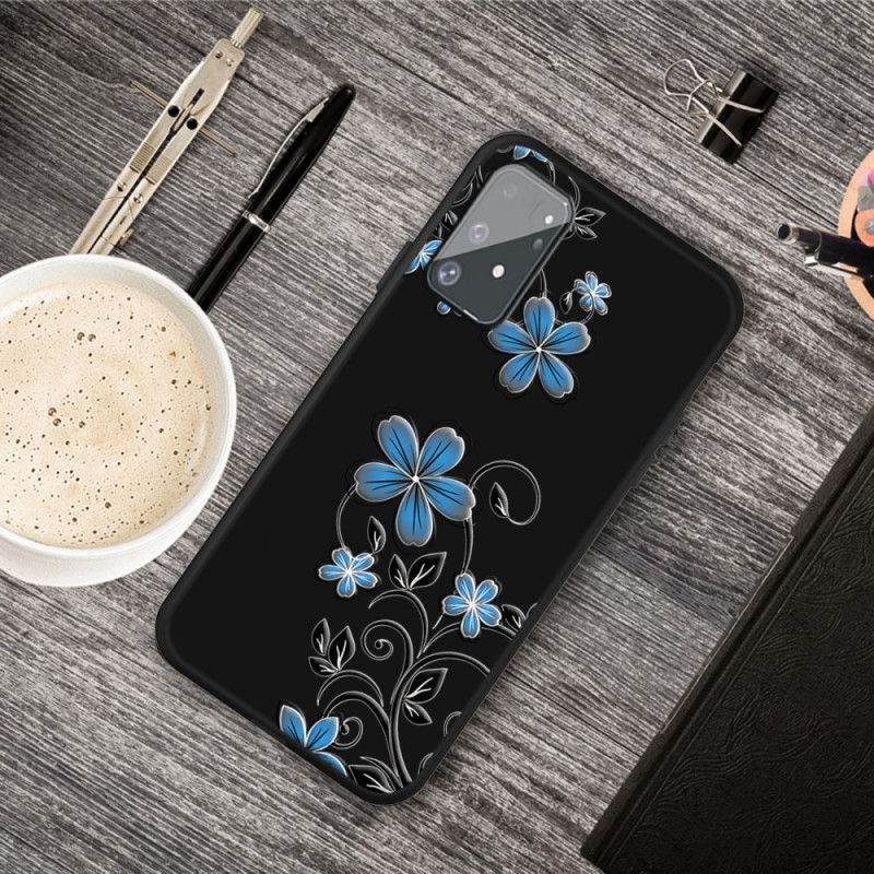 Futerały Samsung Galaxy S10 Lite Etui na Telefon Niebieskie Kwiaty